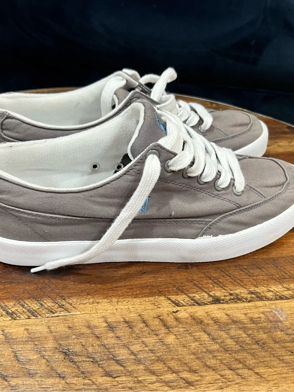 Polo Ralph Lauren Brisbane Canvas Sneakers Gray Men’s Size 10D